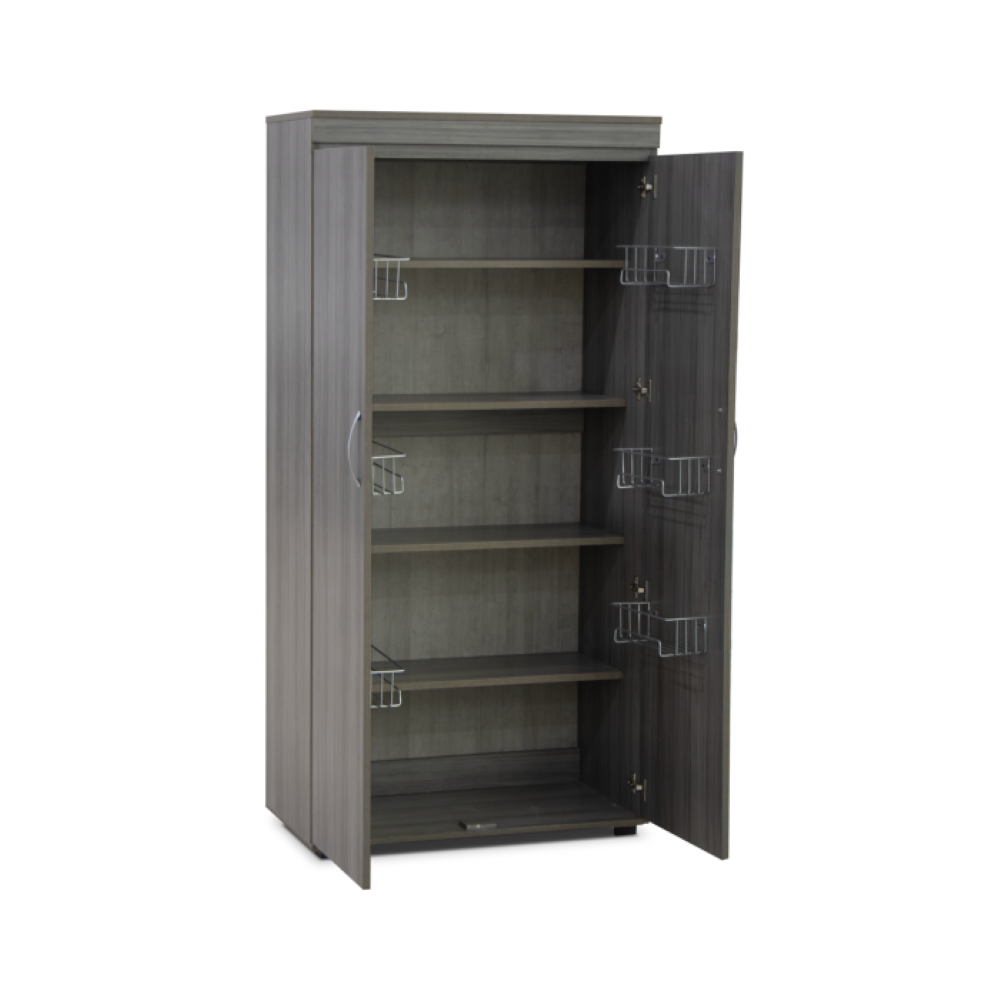 Alacena Organizadora Tyler 2 Puertas Color Gris 1000001425
