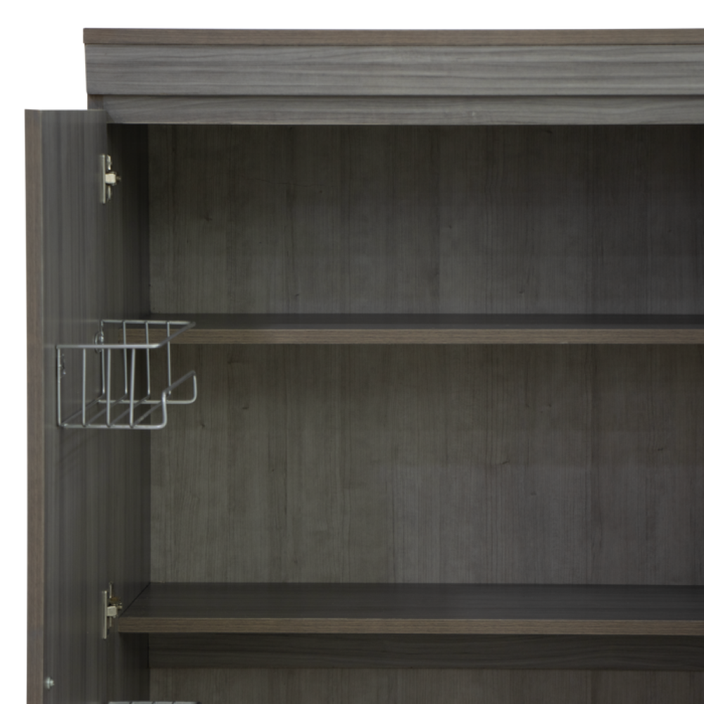 Alacena Organizadora Tyler 2 Puertas Color Gris 1000001425