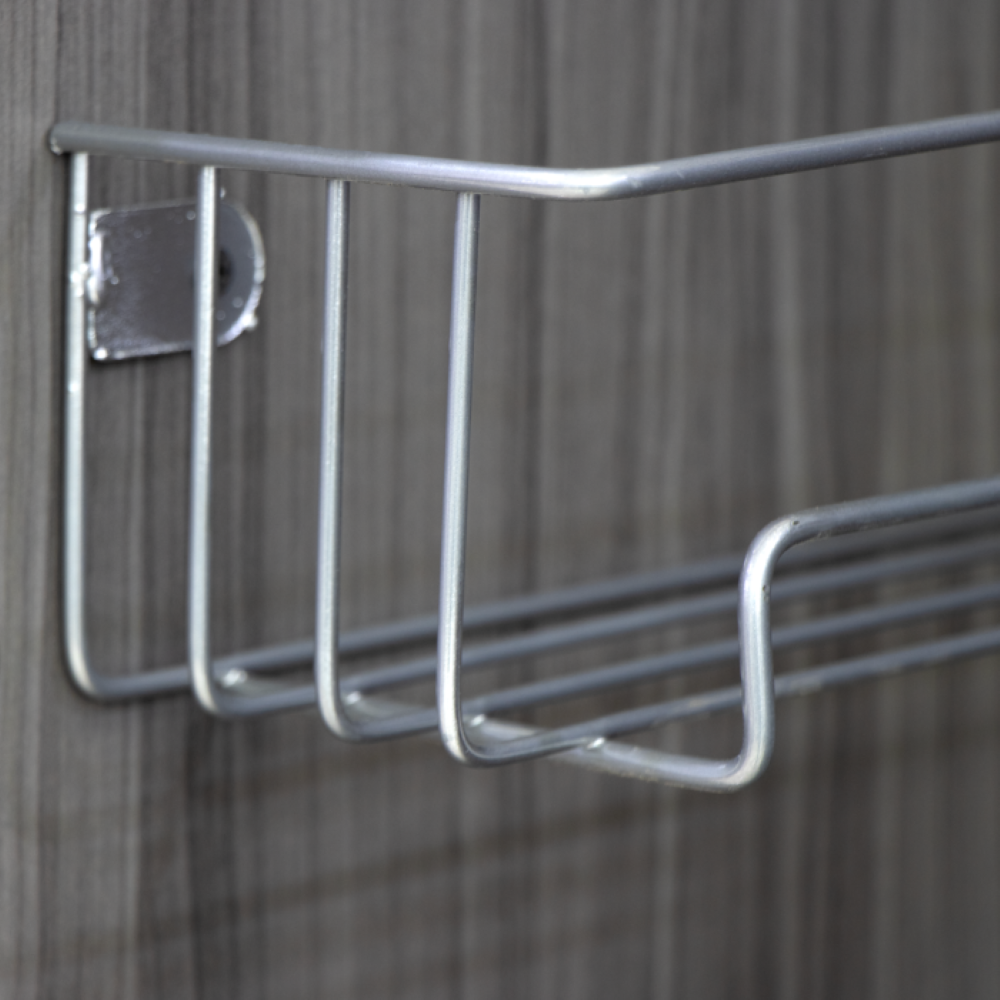 Alacena Organizadora Tyler 2 Puertas Color Gris 1000001425