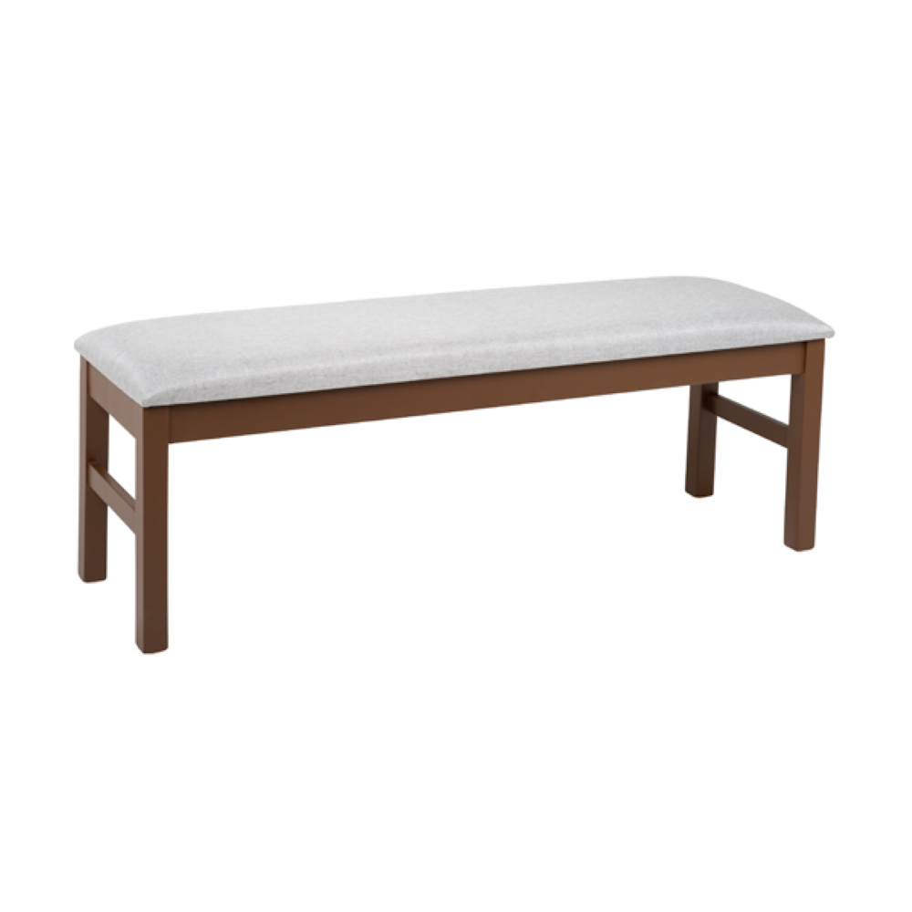 Antecomedor Constanza 3 Sillas 2 Sillones y Banca Tapizado Color Gris 1000001735