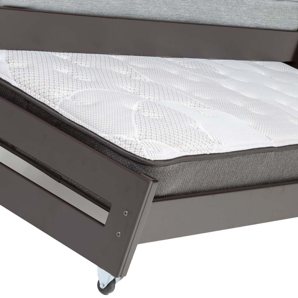 Base De Cama Individual Dúplex Gio Capitan Librero Color Chocolate 1000002160