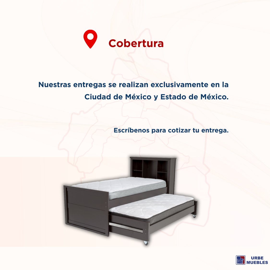 Base De Cama Individual Dúplex Gio Capitan Librero Color Chocolate 1000002160
