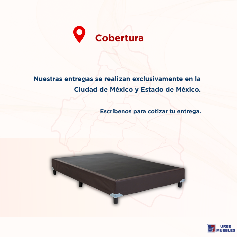 Base para Colchón Matrimonial Slim Moderna Tipo Plataforma 1000002166