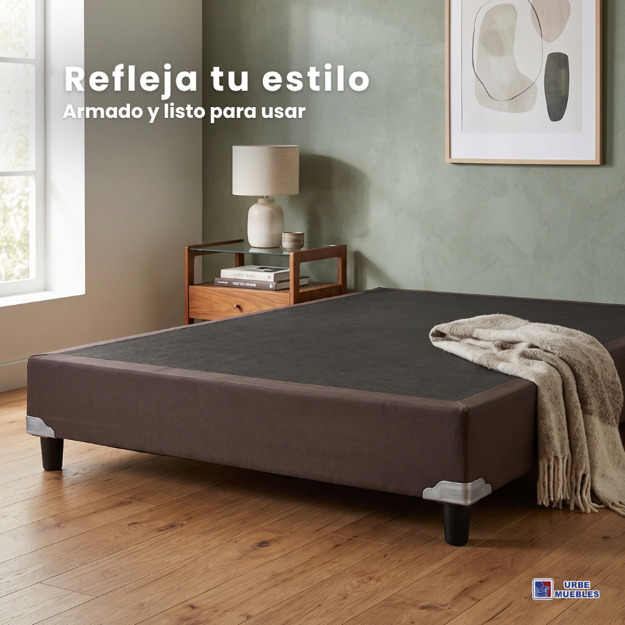 Base para Colchón Matrimonial Slim Moderna Tipo Plataforma