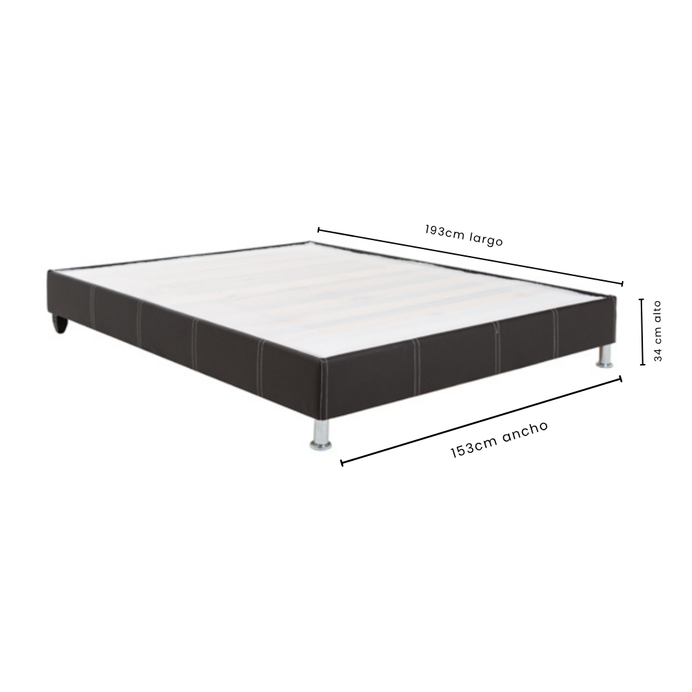 Base para Colchón Queen Size Tactopiel Color Chocolate 1000002340
