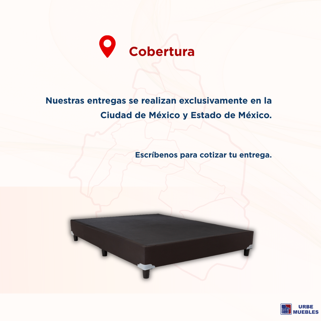 Base para Colchón Queen Size Slim Color Chocolate 1000002844