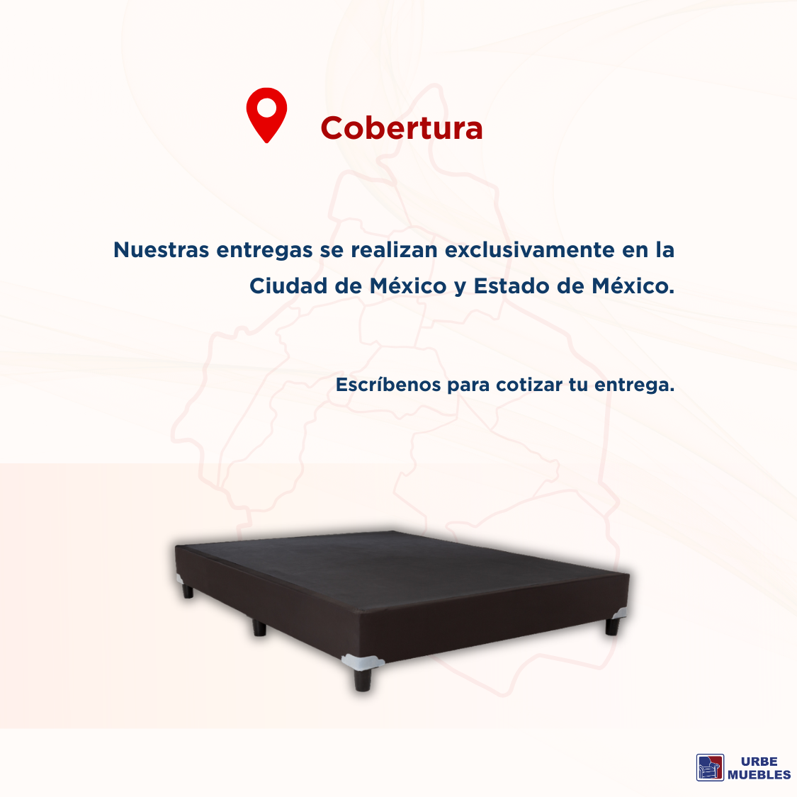 Base para Colchón Queen Size Slim Color Chocolate 1000002844