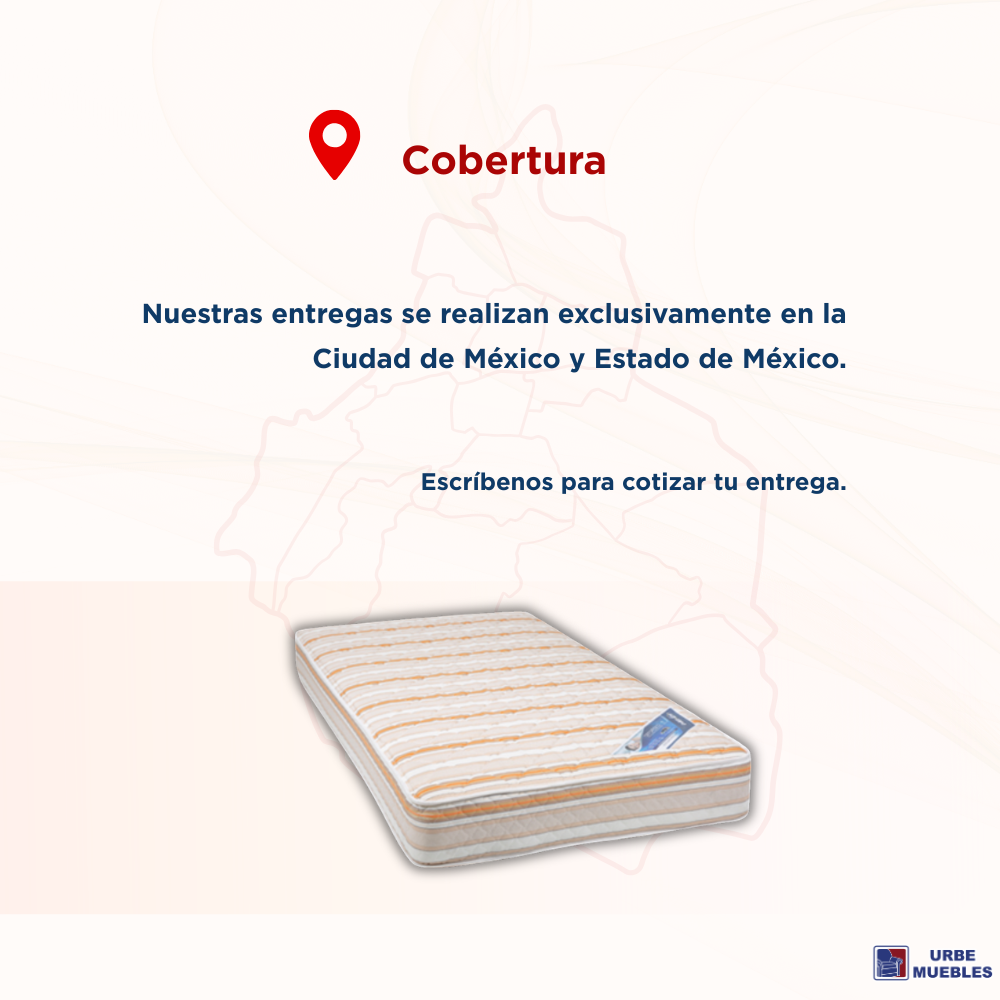 Colchón Wendy Mercury Individual Ortopedico Confort
