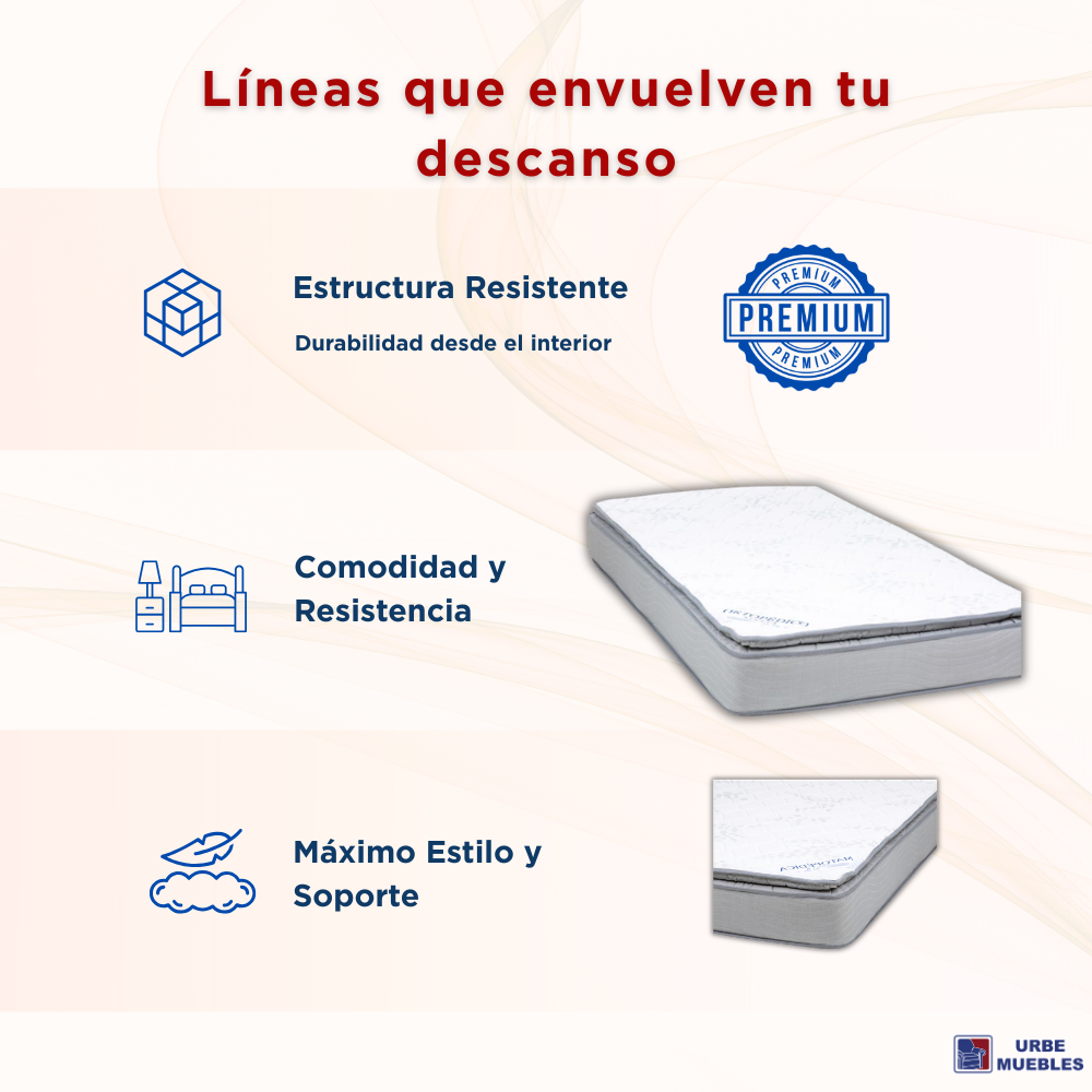 Colchón Restonic Siesta Individual Ortopedico Confort 1000003149