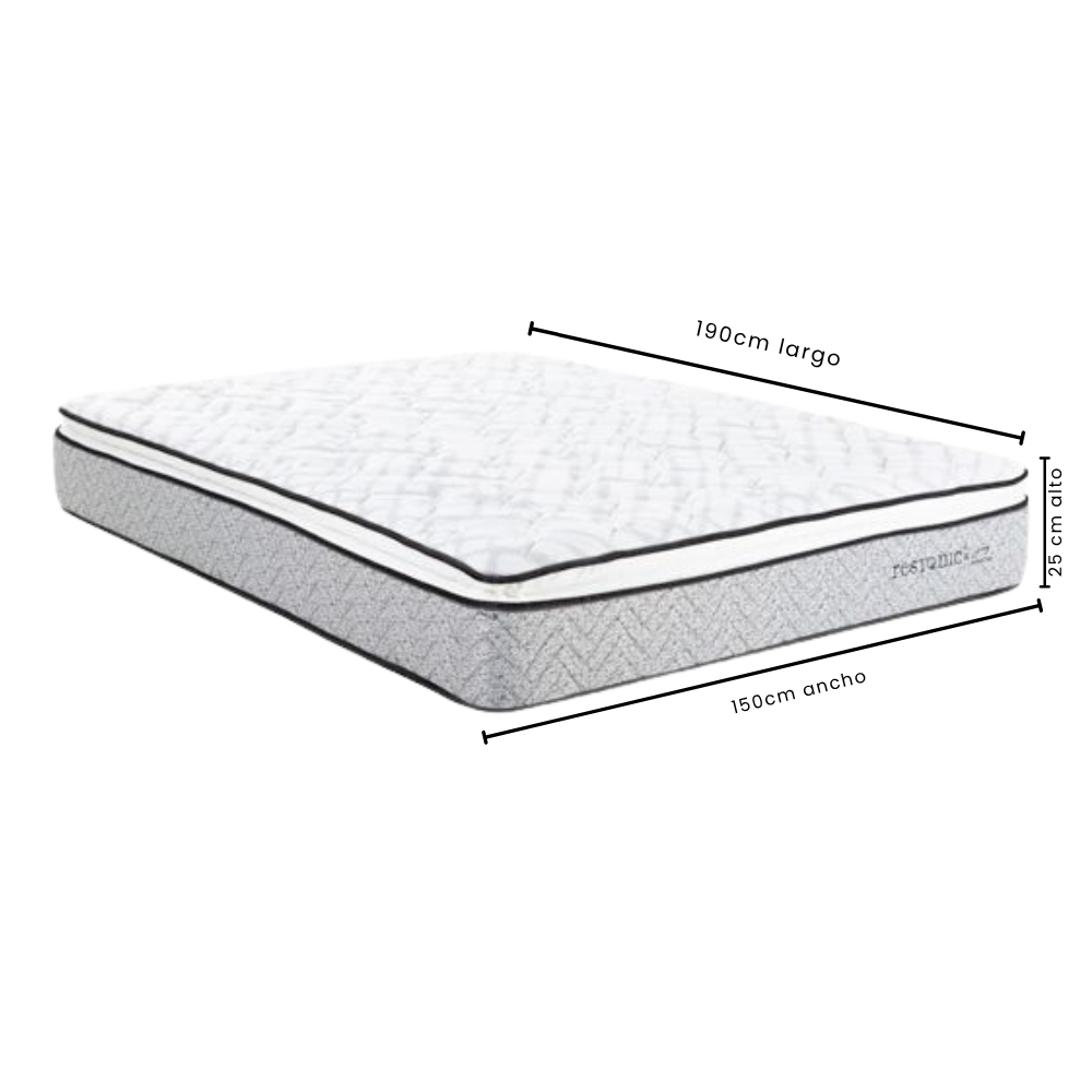 Colchón Restonic Joy Queen Size Ortopedico Confort 1000003431