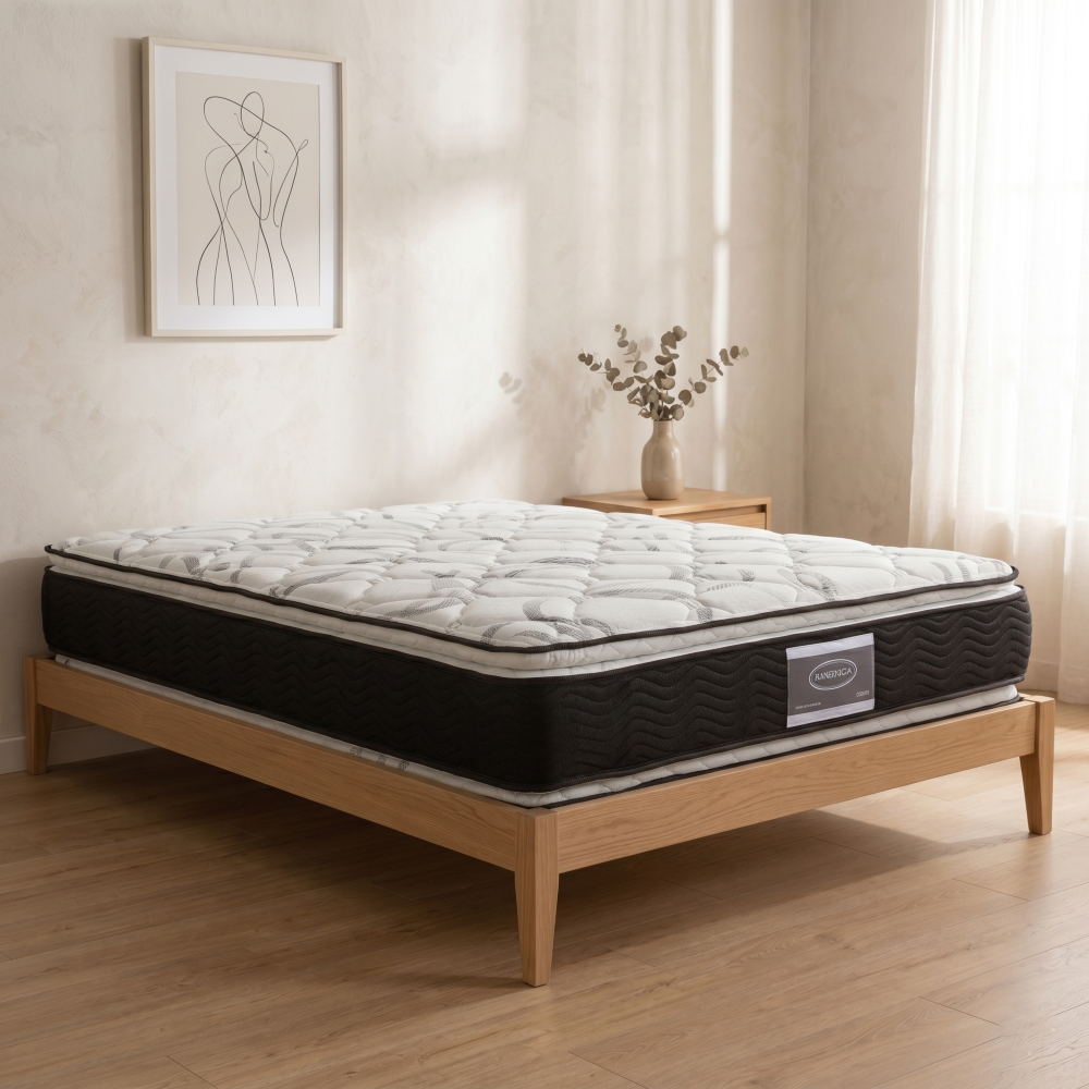 Colchón America Queen Size Guru Confort Color Blanco 1000003460