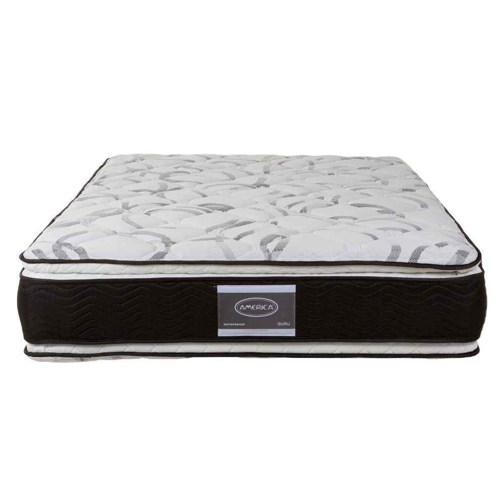 Colchón America Queen Size Guru Confort Color Blanco 1000003460