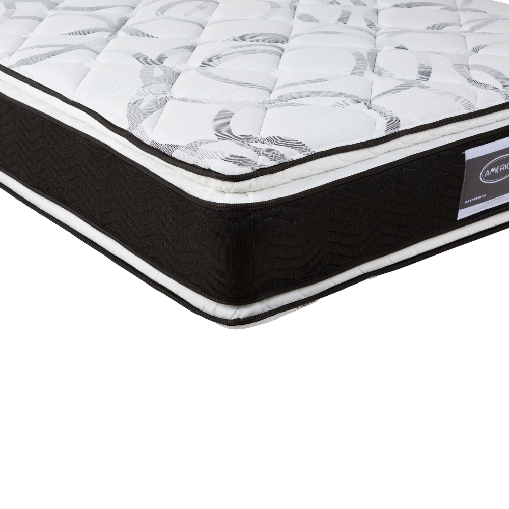 Colchón America Queen Size Guru Confort Color Blanco 1000003460