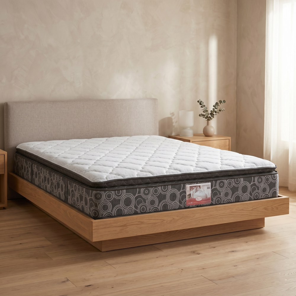 Colchon America King Size Mod B Confort Color Blanco 1000003514