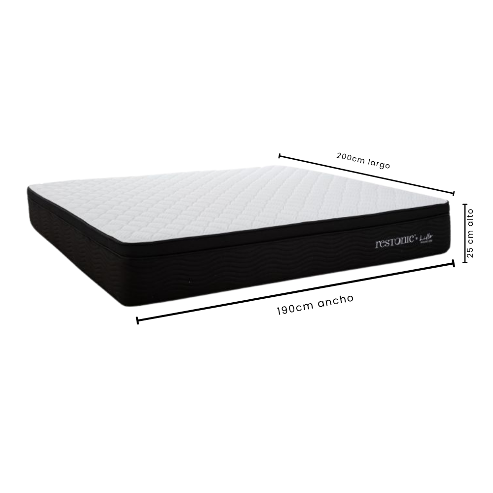 Colchón Restonic Hilss King Size Ortopedico Confort 1000003525