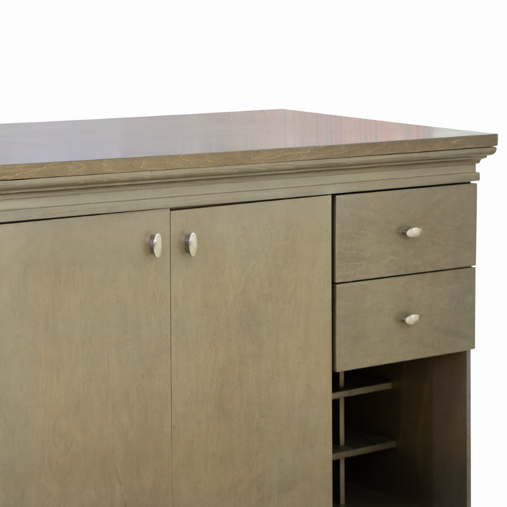 Buffete Organizador Lyon con Cava – Color Gris Encino 1000004857