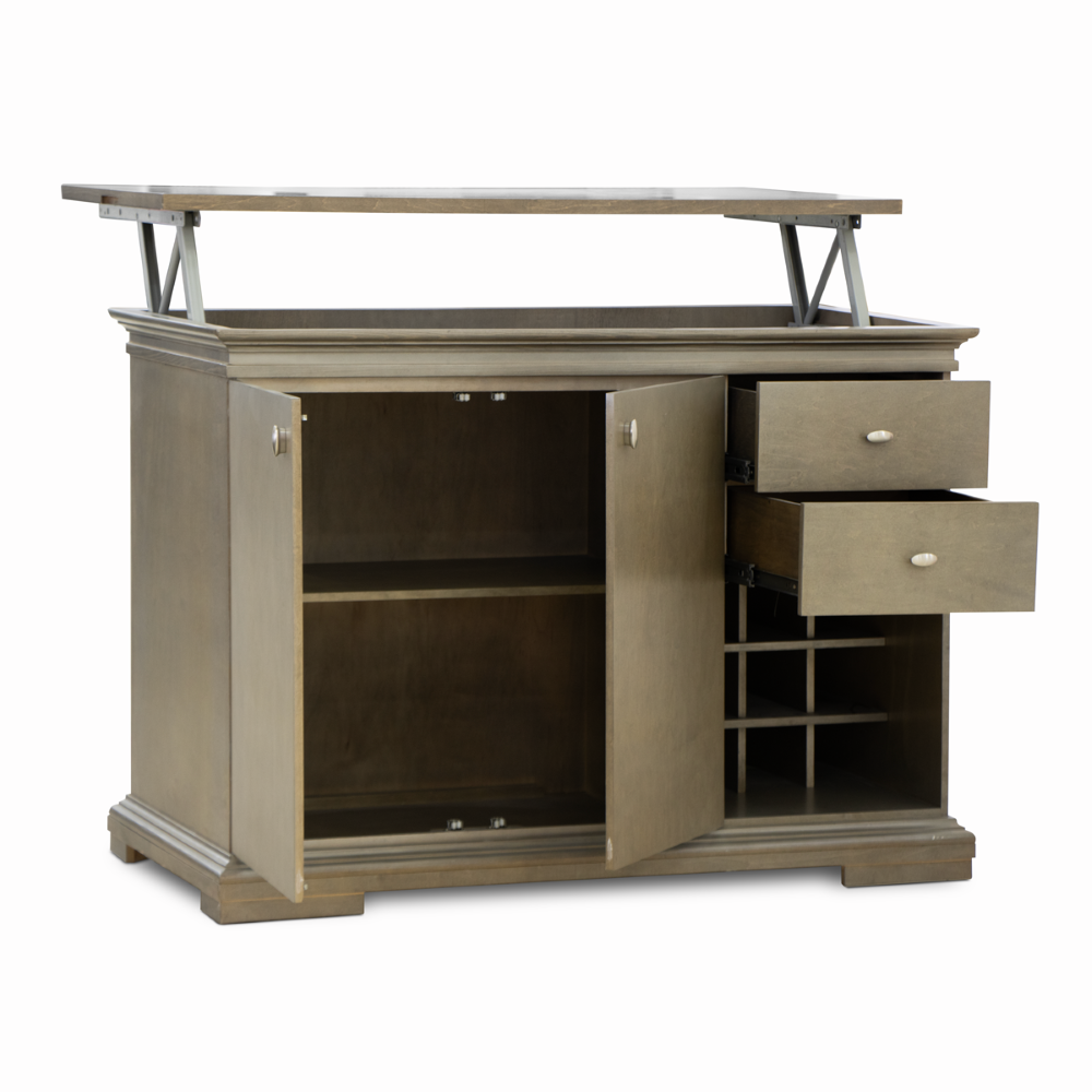 Buffete Organizador Lyon con Cava – Color Gris Encino 1000004857