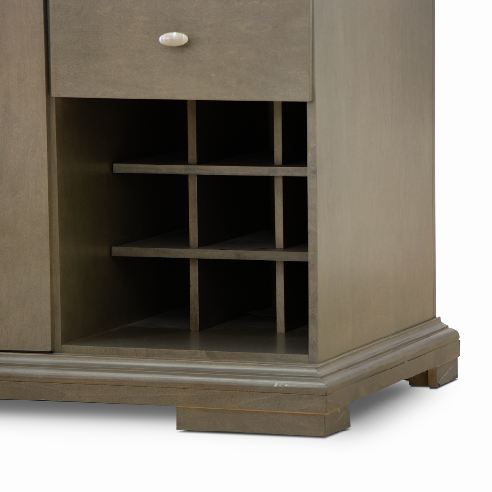 Buffete Organizador Lyon con Cava – Color Gris Encino 1000004857