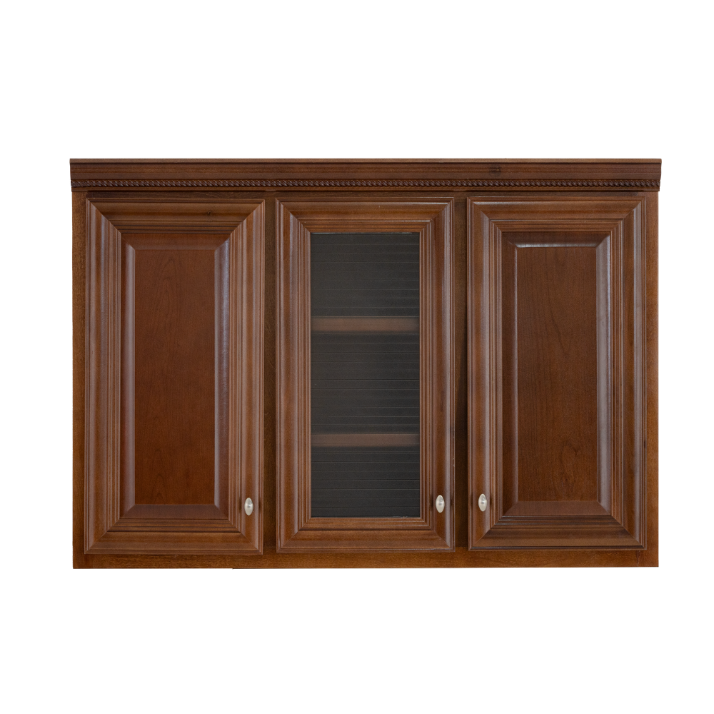 Cocina Integral Evelin 2.43m con Alacenas Color Nogal 1000005022