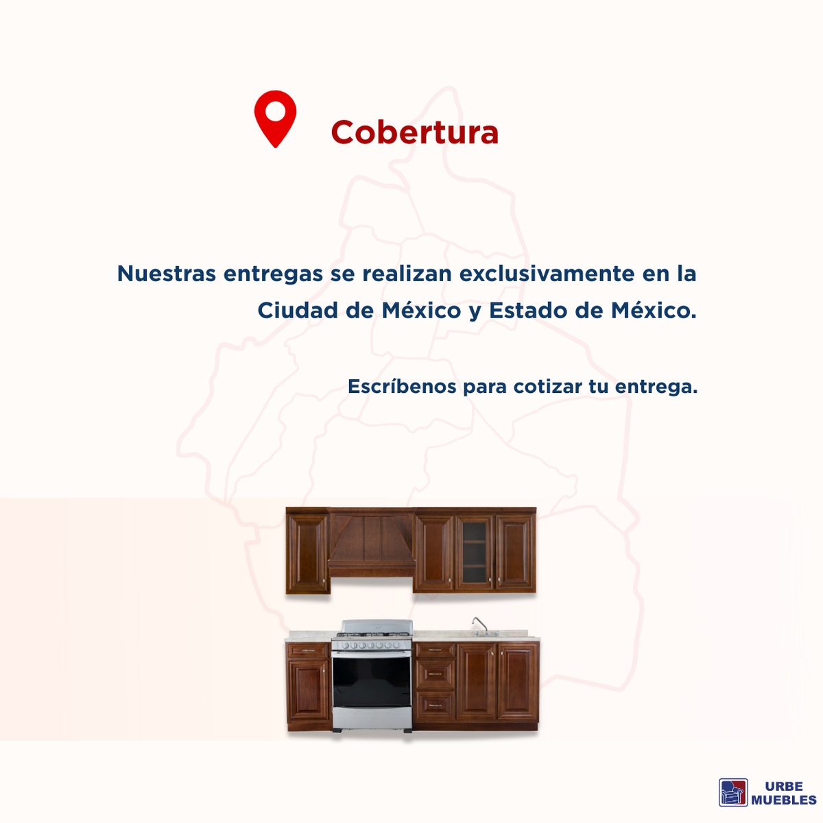 Cocina Integral Evelin 2.43m con Alacenas Color Nogal