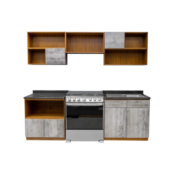 Cocina Integral Lucca 2.50 Mts 5 Piezas Incluye Tarja 1000005109