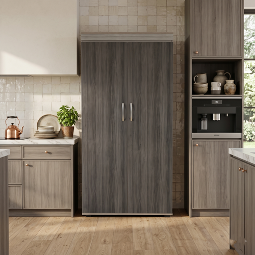 Alacena Organizadora Tyler 2 Puertas Color Gris 1000001425