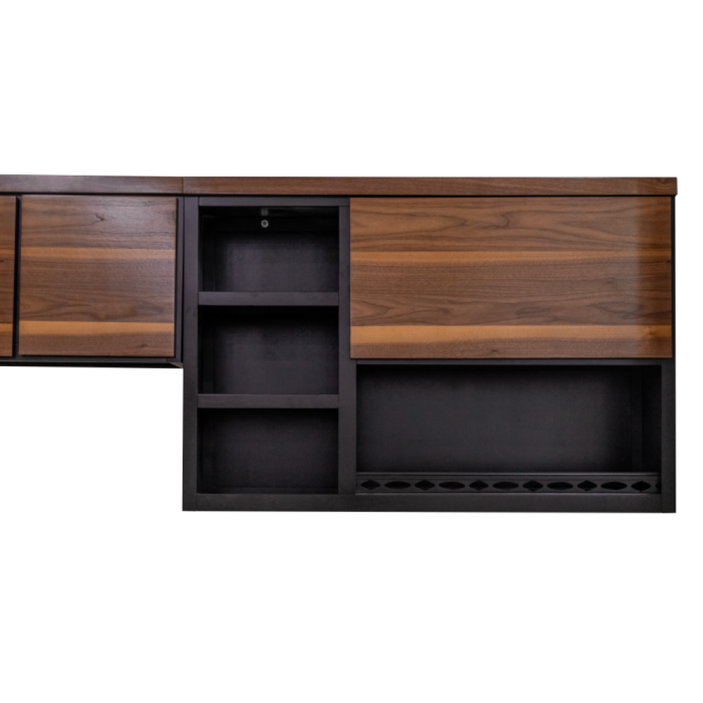Cocina Integral 2.40m Catalina 5 Piezas con Tarja Color Nogal 1000005642