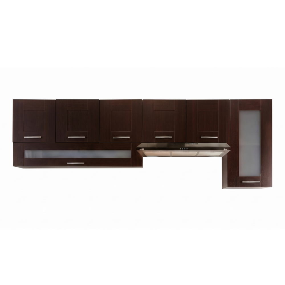 Cocina Integral 2.40m Romana 5 Piezas Color Chocolate con Tarja 1000005875