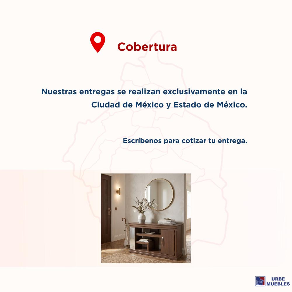 Mesa de Tv Moscú C/repisa Y Puerta Color Café 1000013605