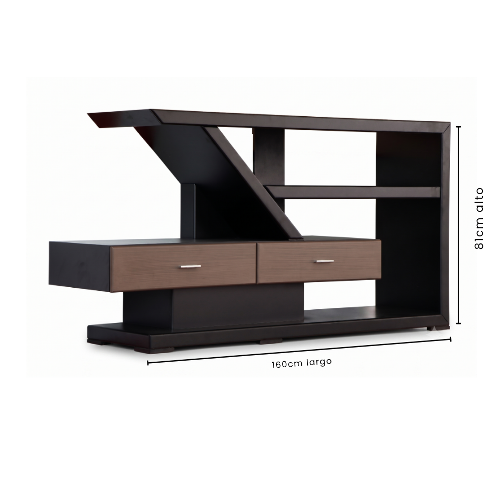 Mesa de TV Bangladesh 1.60m Color Chocolate  1000013817