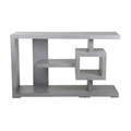 Mesa de TV Moderno Bremen 1.60m Con Repisas Color Gris 1000013865