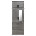 Ropero Compacto Organizador 80 cm para Ropa Color Gris 1000018419