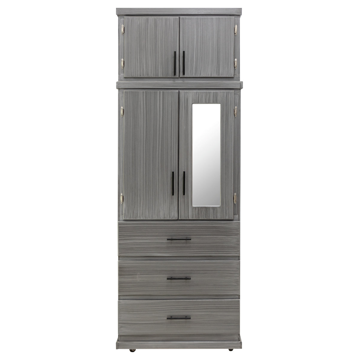 Ropero Compacto Organizador 80 cm para Ropa Color Gris 1000018419