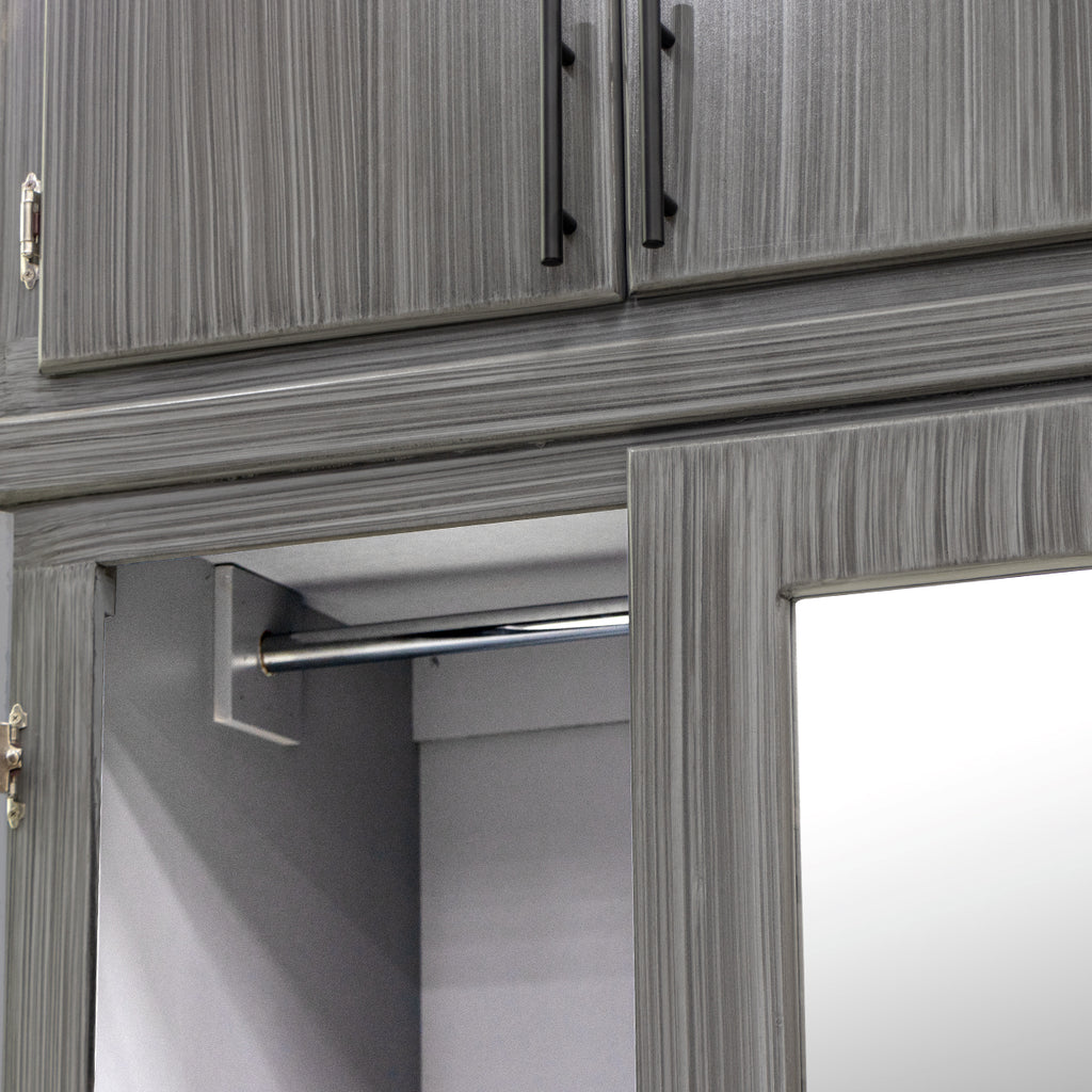 Ropero Compacto Organizador 80 cm para Ropa Color Gris 1000018419