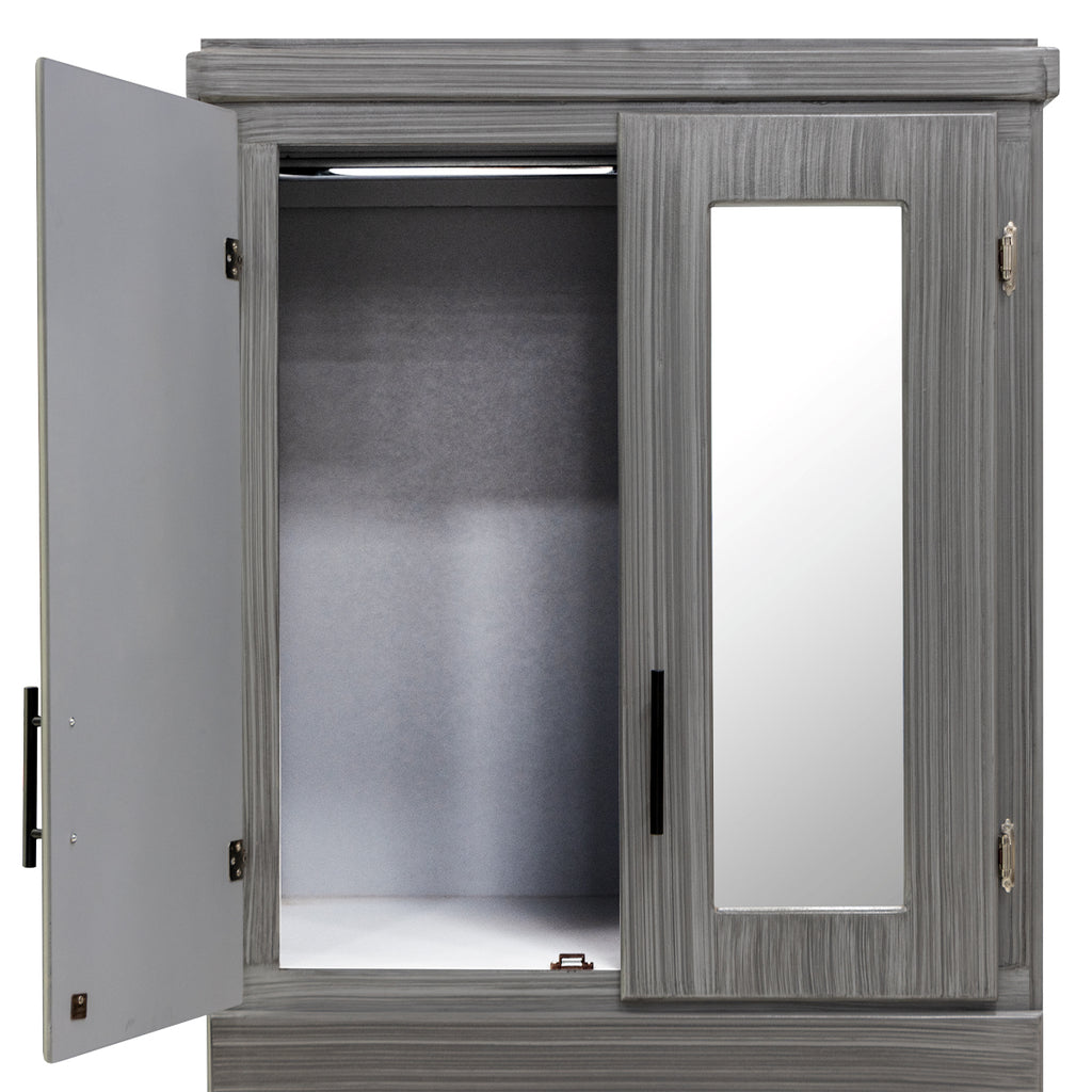 Ropero Compacto Organizador 80 cm para Ropa Color Gris 1000018419