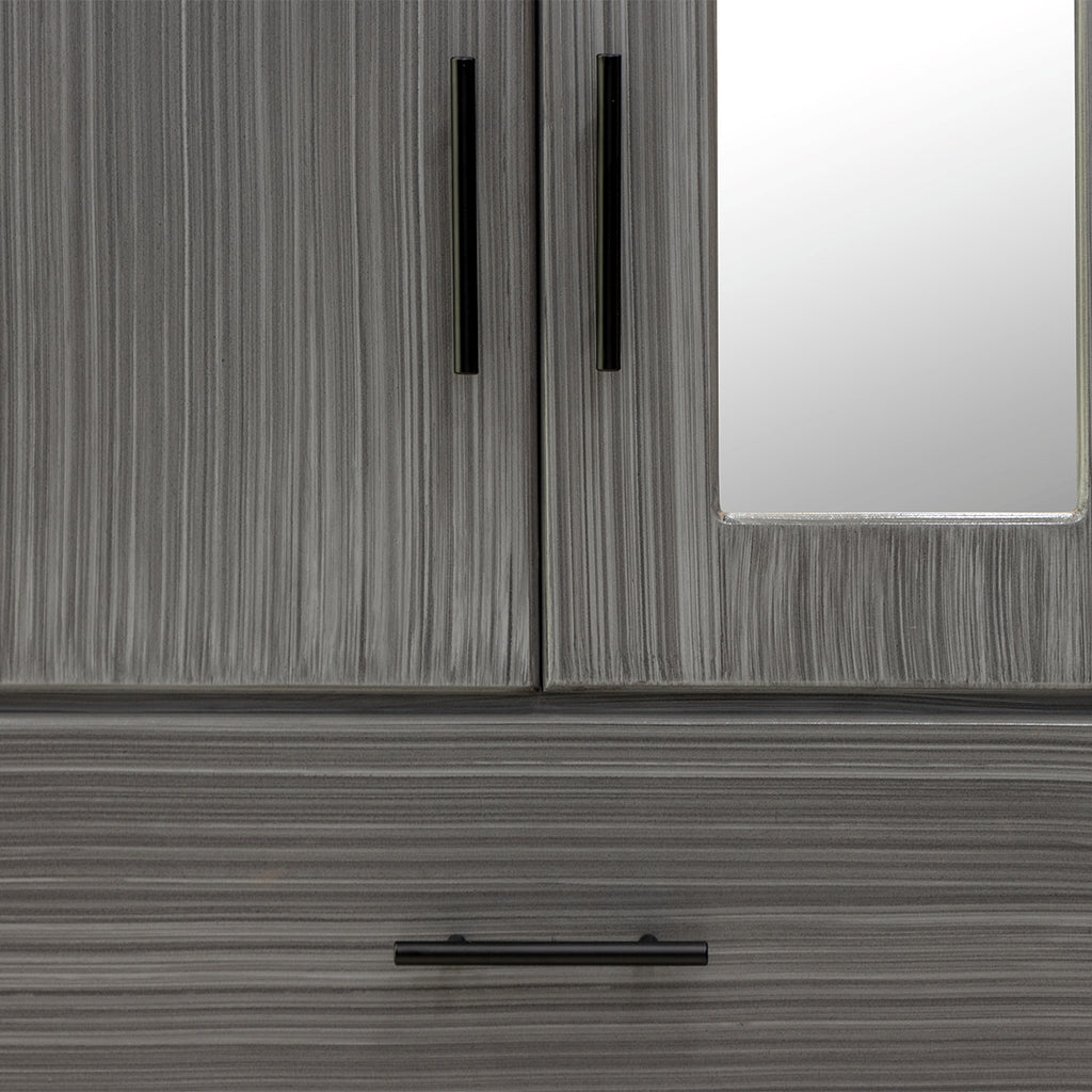 Ropero Compacto Organizador 80 cm para Ropa Color Gris 1000018419