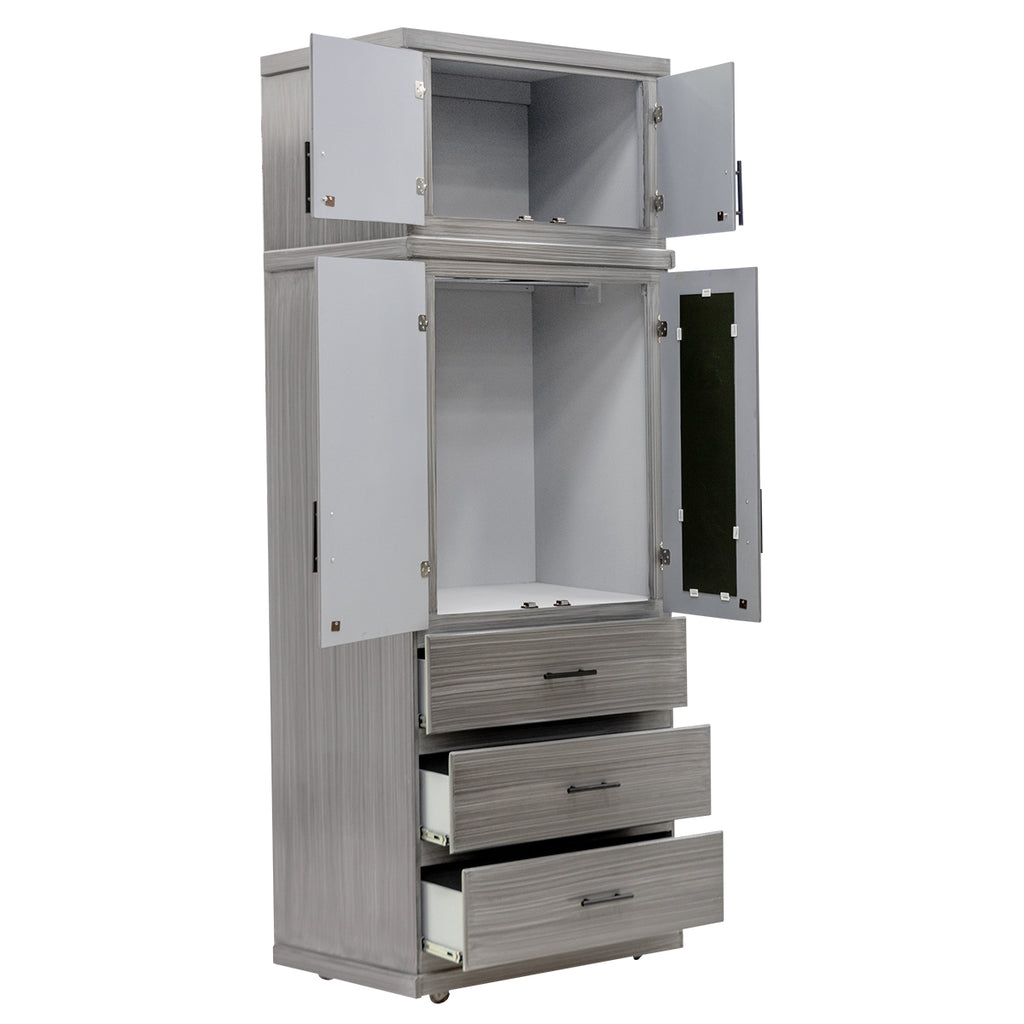 Ropero Compacto Organizador 80 cm para Ropa Color Gris 1000018419