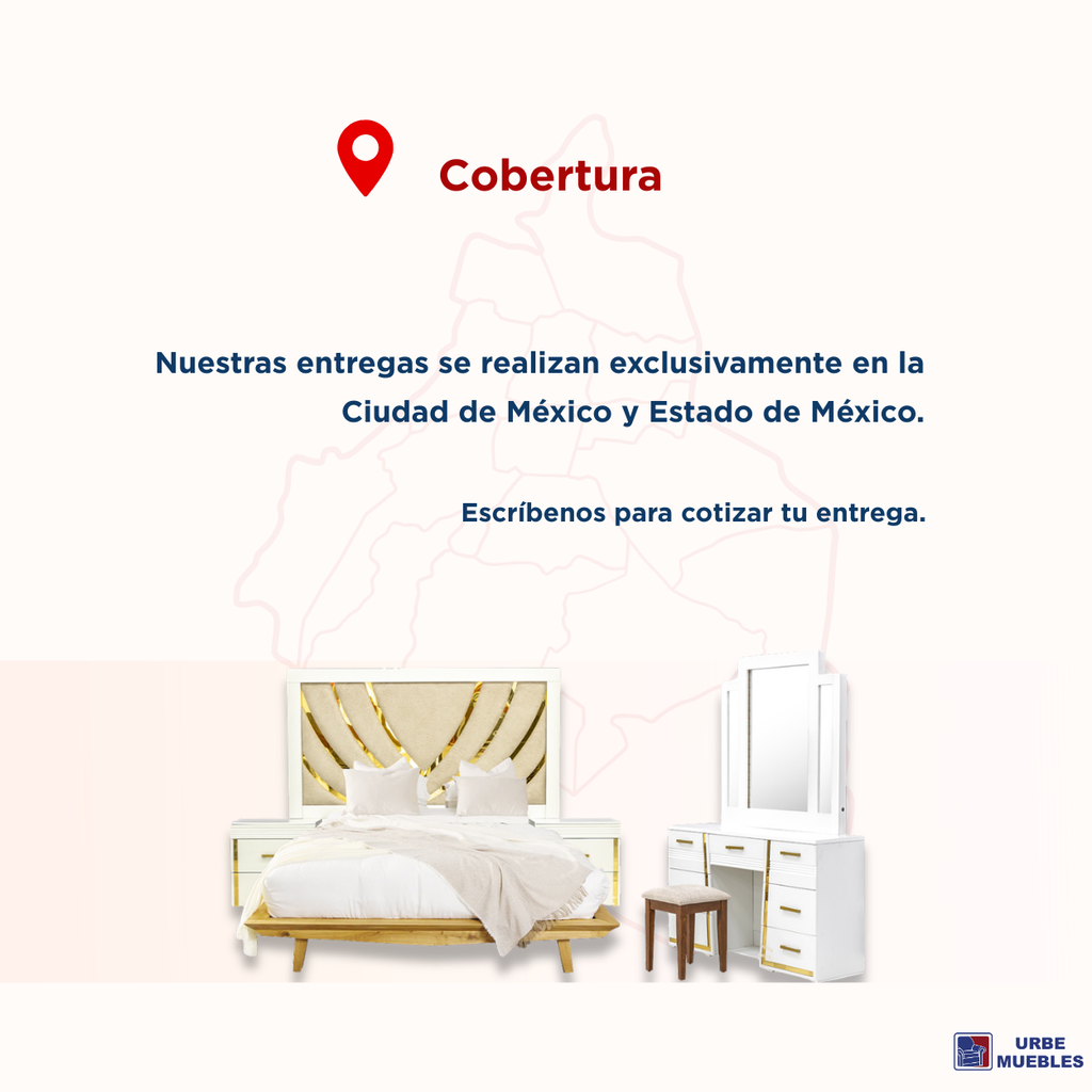 Recámara Completa King Size Aladin 5 Piezas 1000018504