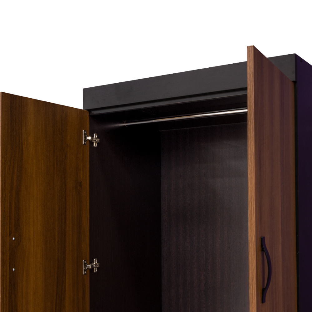 Ropero Mixto 2 Puertas con 2 Cajones Organizador de Ropa 1000018726
