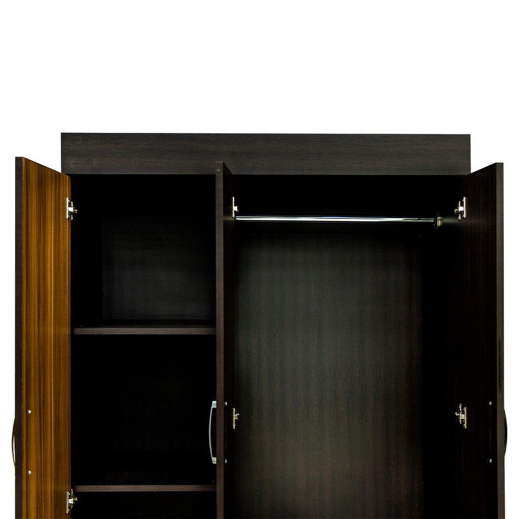 Ropero Sahara 3 Puertas con 2 Cajones Organizador de Ropa 1000018789