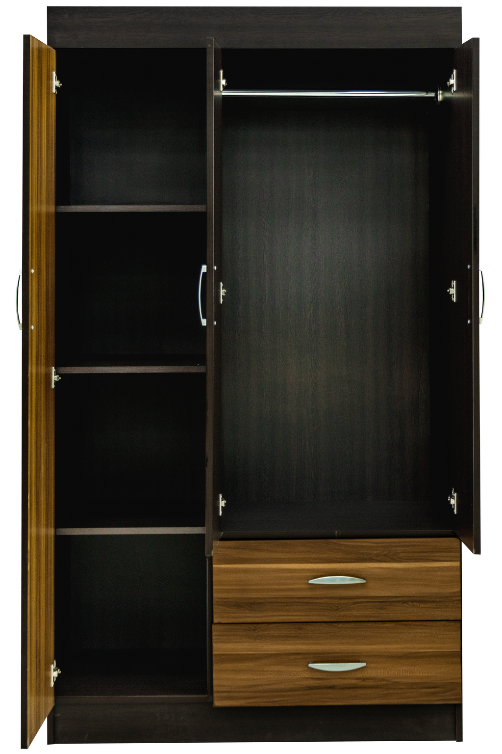 Ropero Sahara 3 Puertas con 2 Cajones Organizador de Ropa 1000018789