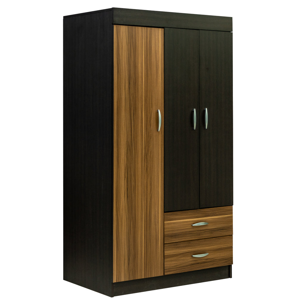 Ropero Sahara 3 Puertas con 2 Cajones Organizador de Ropa 1000018789