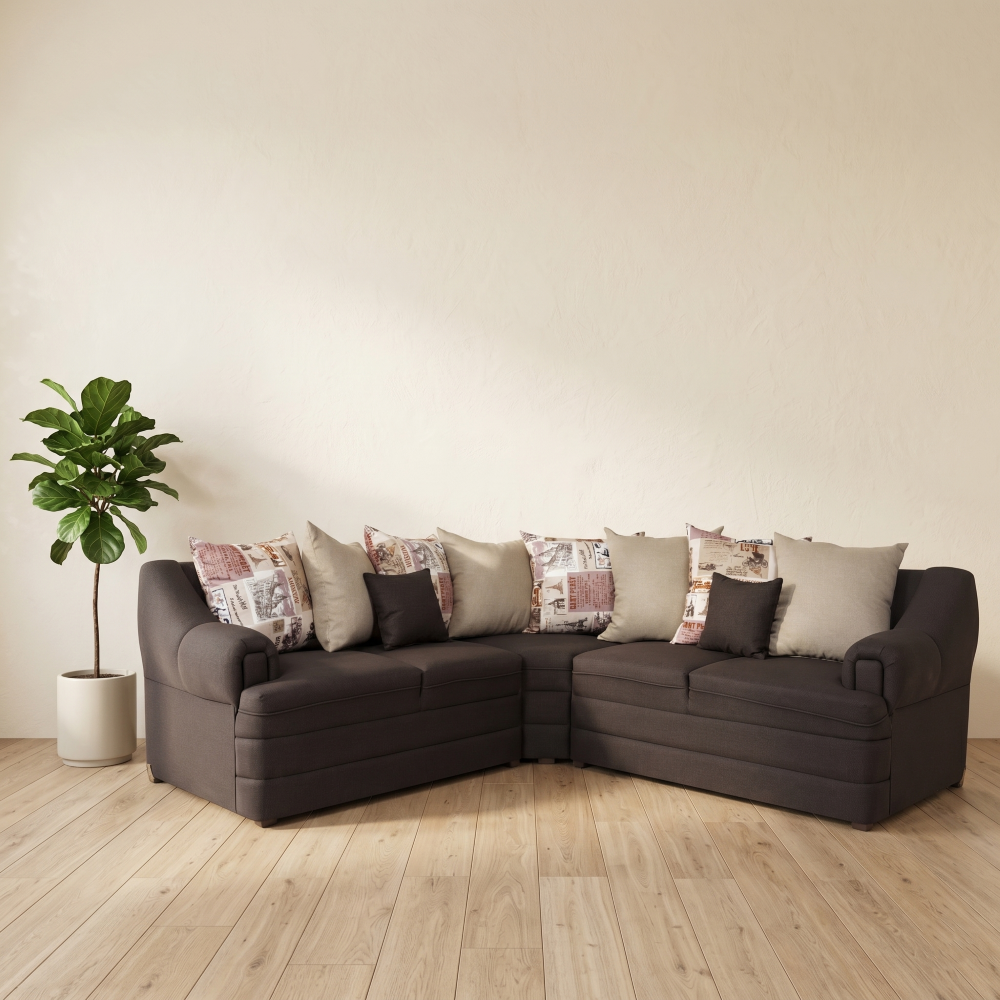 Sala Modular Moderna Karisma 3 Piezas Chocolate 1000020008