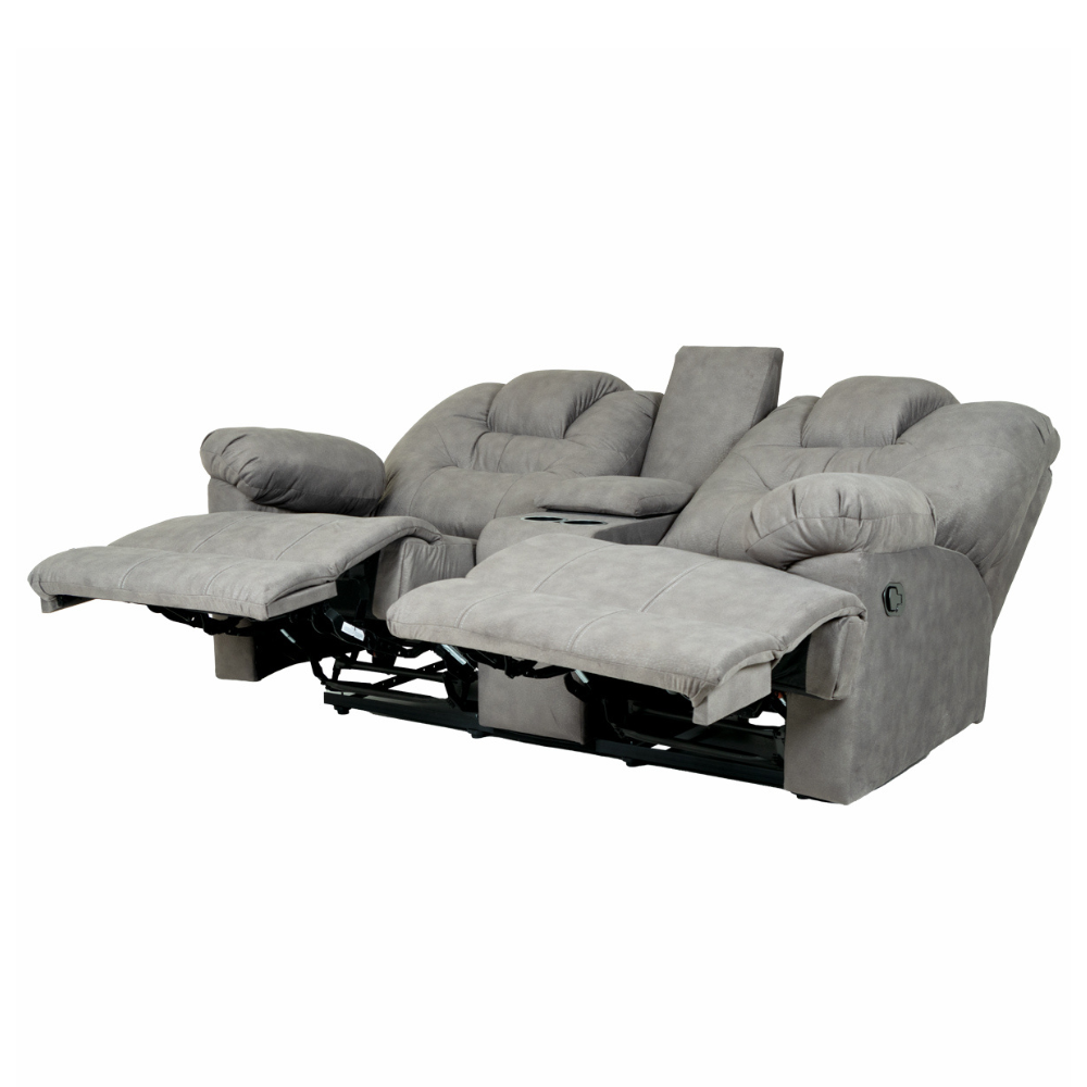 Sala Completa Reclinable (3-2-1) Ferrara 3 piezas Color Gris 1000020076