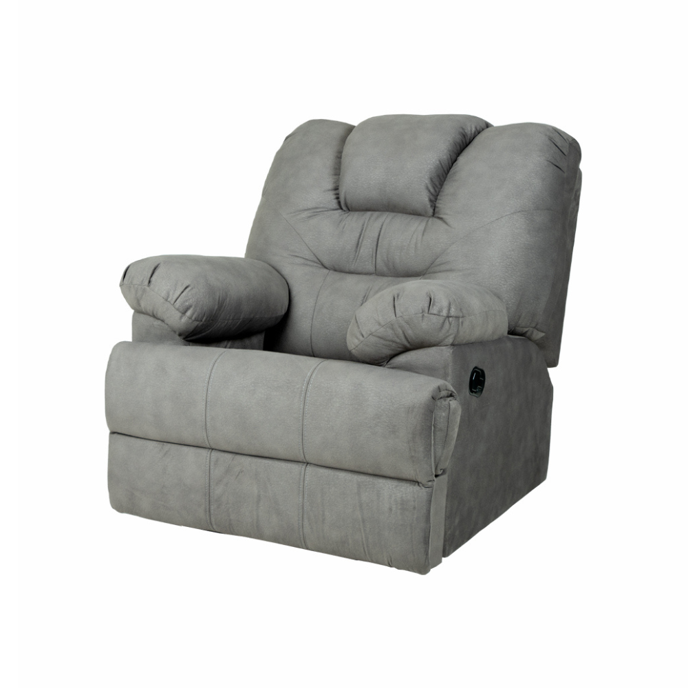 Sala Completa Reclinable (3-2-1) Ferrara 3 piezas Color Gris 1000020076