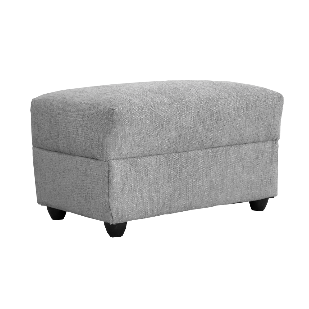 Sala Modular Adela Chaise Longue y Taburete 4 Piezas Color Gris 1000020432