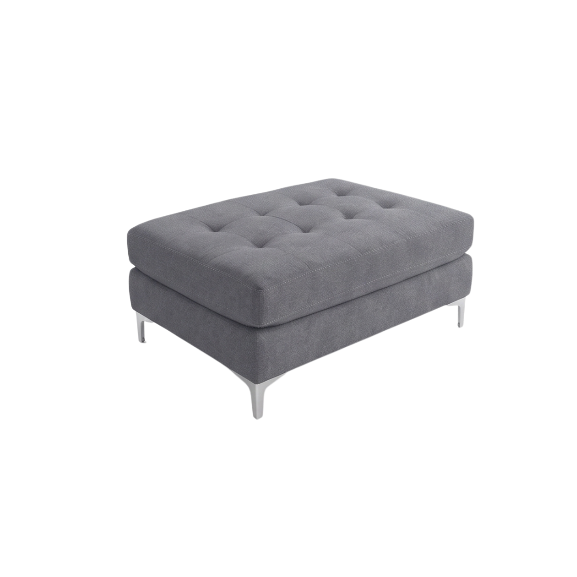 Sala Modular Ottawa Con Ottoman 4 Piezas Color Gris 1000020478