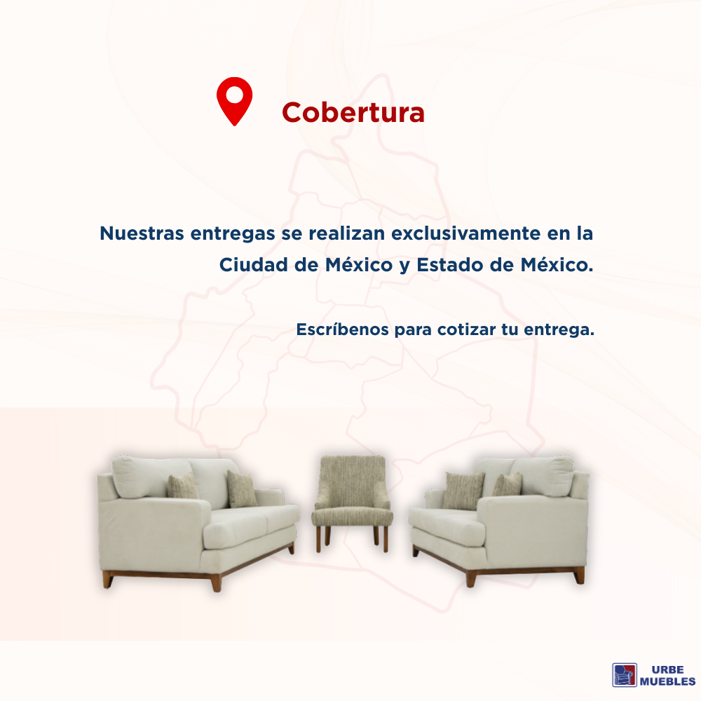 Sala Completa Florencia (3-2-1) 3 Piezas Sofa Love Seat y Sillon Arena 1000020872