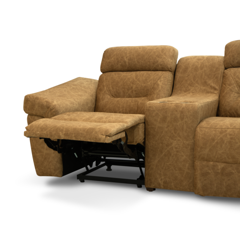 Sala Modular Esquinera Reclinable Madrid 6 Plazas Colo Camel 1000020899