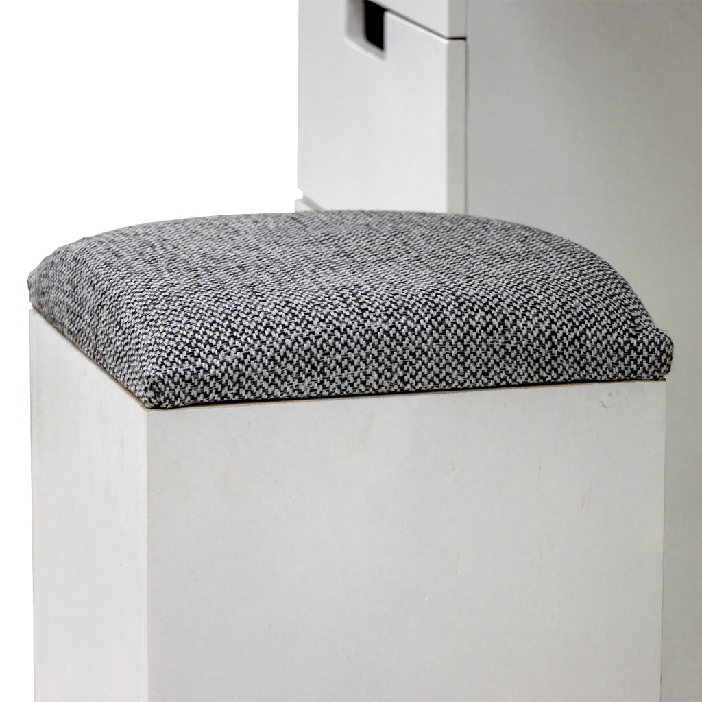 Tocador Vanity Yildi con Espejo y Focos Color Blanco 1000021503